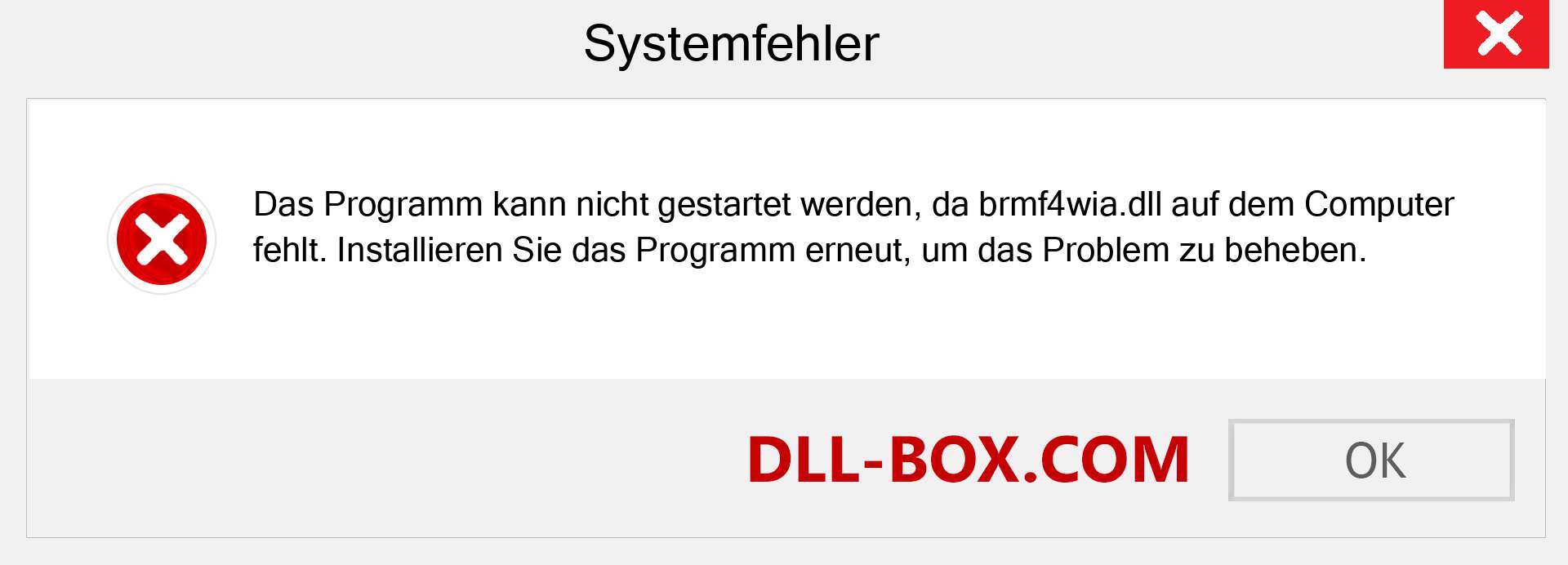 brmf4wia.dll-Datei fehlt?. Download für Windows 7, 8, 10 - Fix brmf4wia dll Missing Error unter Windows, Fotos, Bildern