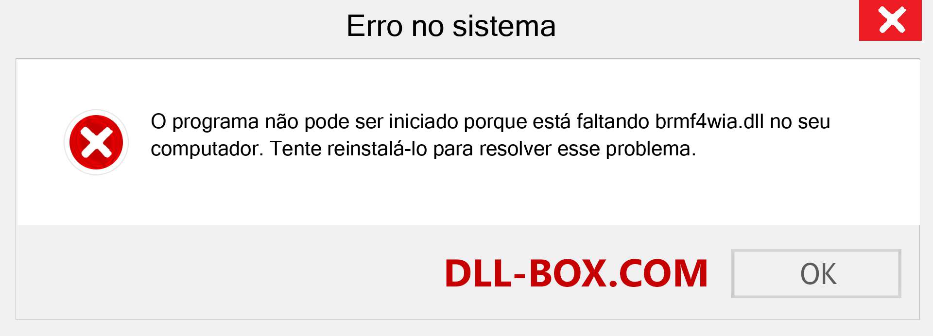 Arquivo brmf4wia.dll ausente ?. Download para Windows 7, 8, 10 - Correção de erro ausente brmf4wia dll no Windows, fotos, imagens